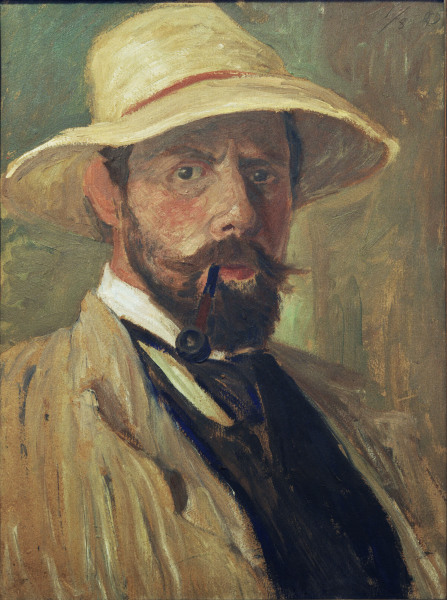 Fritz Overbeck , Self-Portrait from Fritz Overbeck