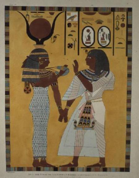 Illustration from the Tombs of the valley of the Kings of Thebes discovered from G.  Belzoni