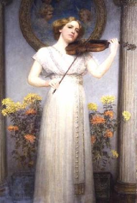 Portrait Study (Lady Playing a Violin)