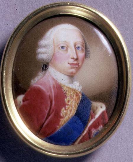Portrait Miniature of Frederick Louis, Prince of Wales (1707-51) from Gaetano Manini