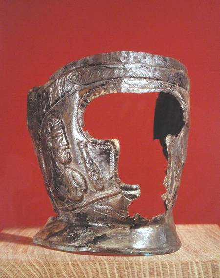 Gallo-Roman gladiator's mask from Gallo-Roman