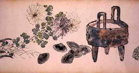 Still life  (reverse of 119037) from Gao Qipei
