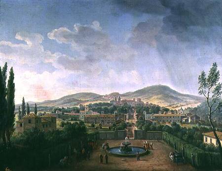 View of Marino from Gaspar Adriaens van Wittel