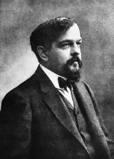 Claude Debussy, c.1908 (b/w photo) 