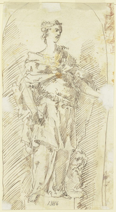 Allegorische Frauenfigur (Venezia?) from Gaspare Diziani