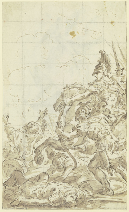 Battle scene from Gaspare Diziani