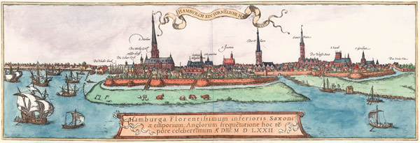 Hamburg from Georg Braun