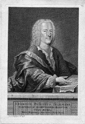 Portrait of Georg Philipp Telemann (1681-1767)