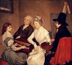 Self-portrait with family