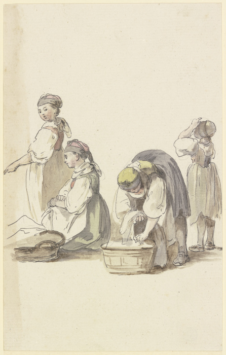Four farmwomen from Georg Melchior Kraus
