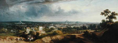 View of Paris from Montmartre from George Arnald
