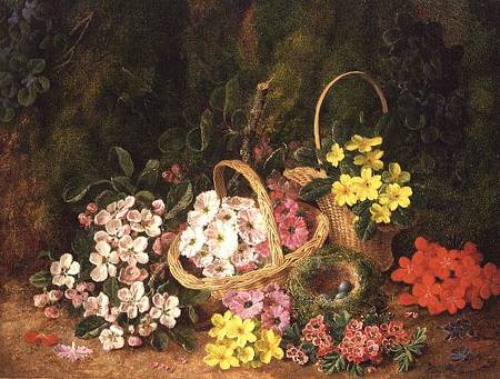 Spring Flowers in baskets from George Clare