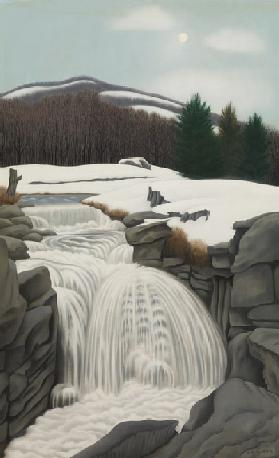 Brook in the Mountains, 1945 (oil on canvas)