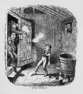The Burglary, from ''The Adventures of Oliver Twist'' Charles Dickens (1812-70) 1838, published by C
