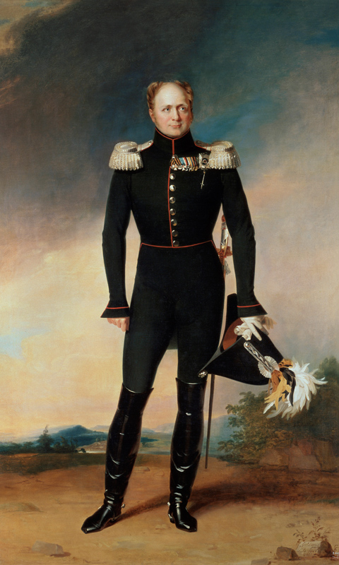 Tsar Alexander I from George Dawe
