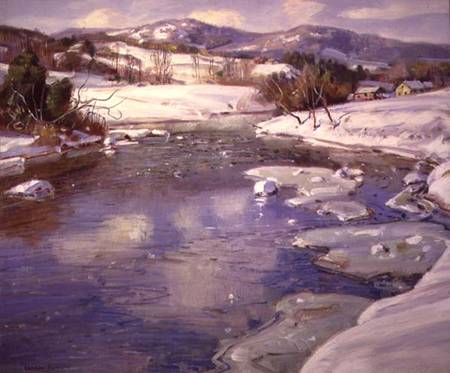 Valley Stream in Winter from George Gardner Symons