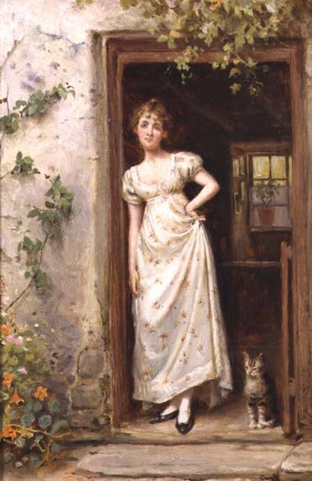 The Cottage Door from George Goodwin Kilburne