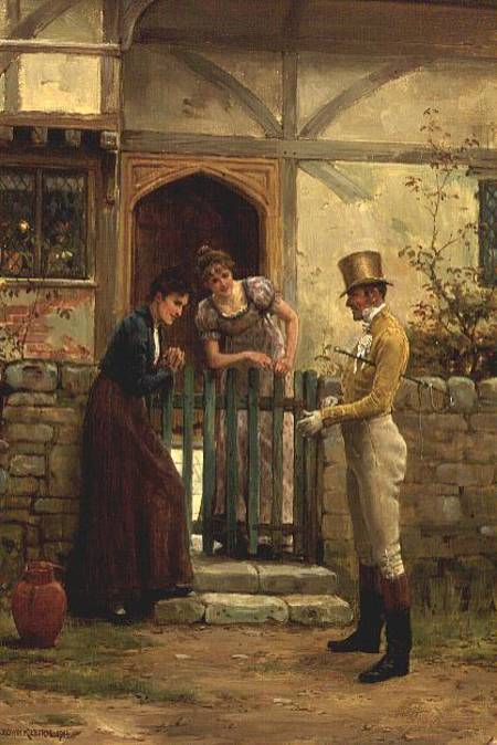 The Visitor from George Goodwin Kilburne