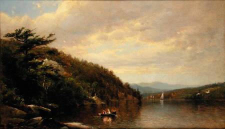Boating on Lake George from George Henry Smillie