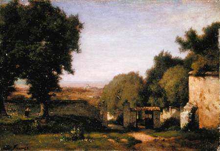 The Gate at Albano from George Inness