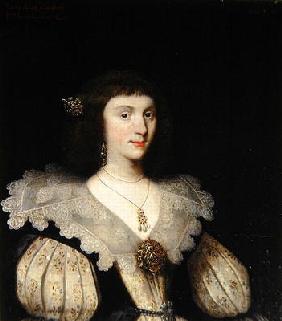 Lady Anne Campbell (1594-1638), 2nd Marchioness of Huntly, 1626 (oil on canvas) (for pair see 266107