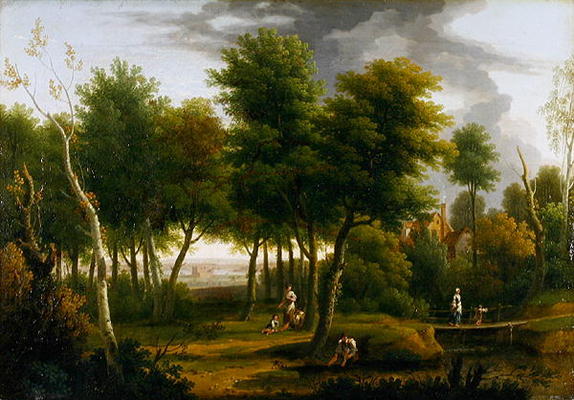 Woody Landscape, 1757 (oil on canvas) from George Lambert