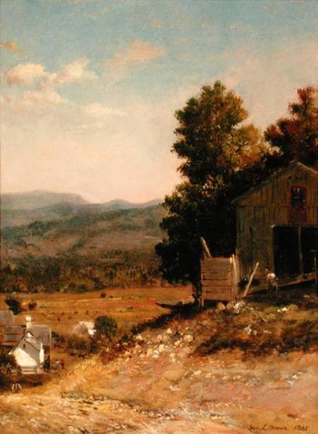 Study of Old Barn, West Campton, New Hampshire from George Loring Brown
