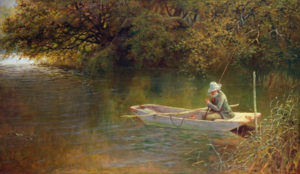 Contentment, A Corner of a Norfolk Broad from George Parsons Norman