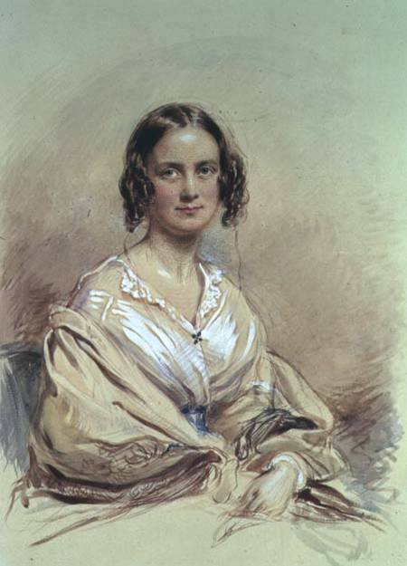 Lady Darwin when young from George Richmond