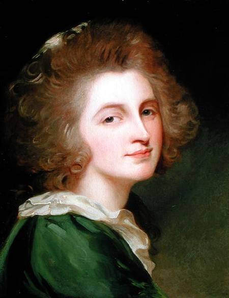 Portrait of Ann Barbara Russell from George Romney