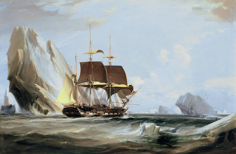 The Barque 'Auriga' in Antarctic Waters from George the Elder Chambers