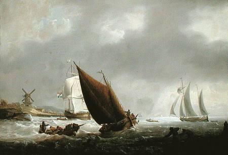 Shipping off a Dutch Estuary from George Webster