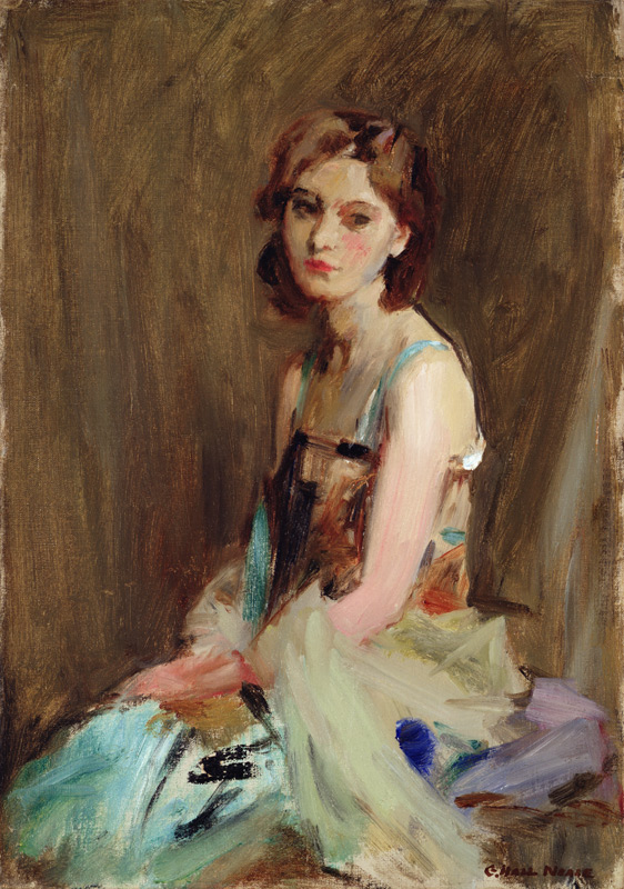 Study of a Young Woman from George Hall Neale