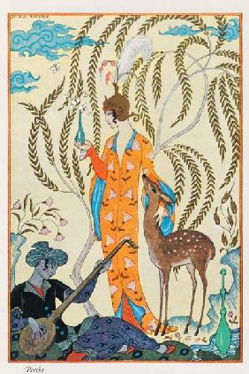 Persia, illustration from 'The Art of Perfume', pub. 1912 (pochoir print)