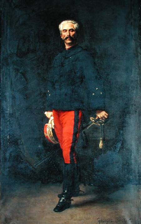 General Gaston Auguste (1830-1909) Marquis de Gallifet from Georges Becker