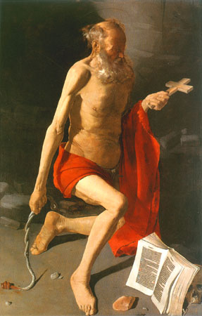 Saint Jerome from Georges de La Tour