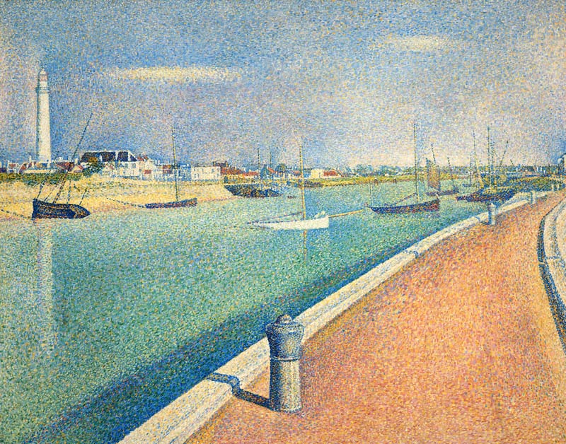 Le chenal of the Gravelines, Petit of away Philippe from Georges Seurat