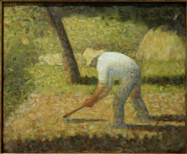 G.Seurat, Bauer mit Hacke from Georges Seurat