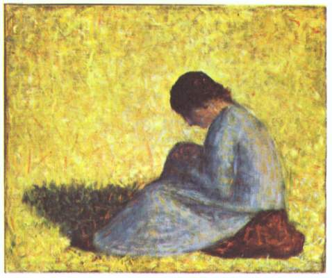 Paysanne assise Dan l ' sharp from Georges Seurat
