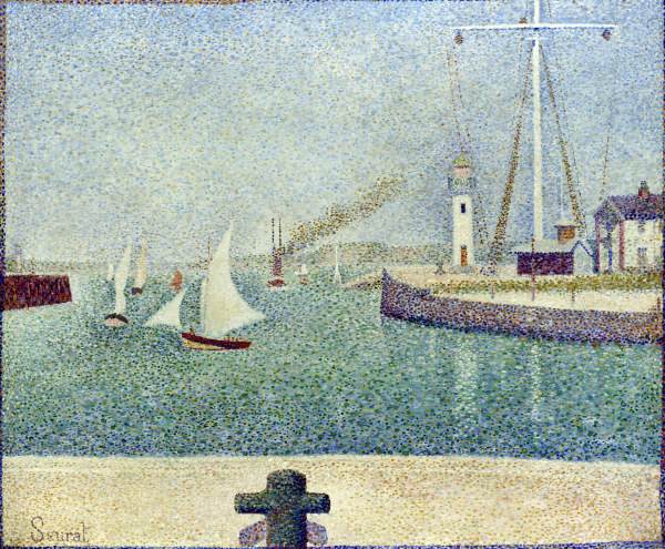 Seurat / Harbour entrance / 1888 from Georges Seurat