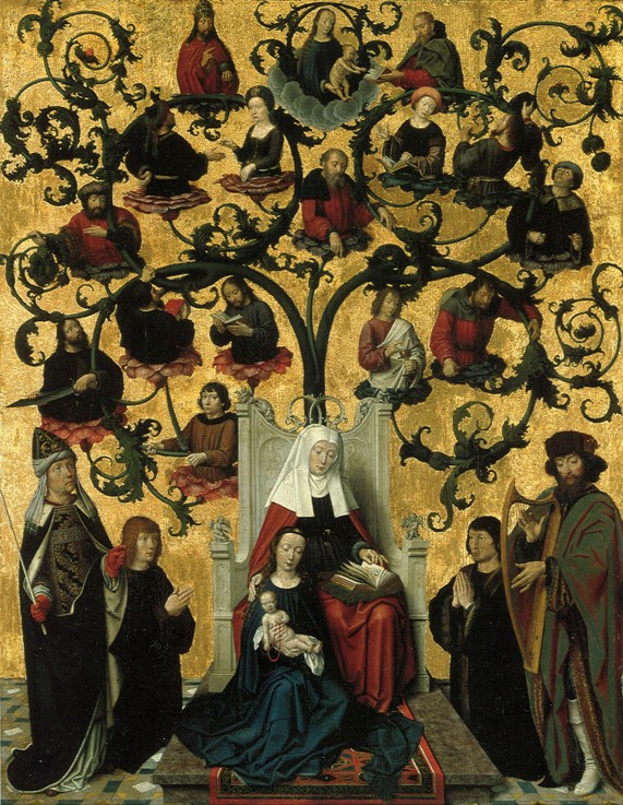 Saint Anne Family Tree from Gerard David