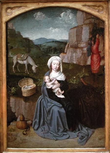 The Rest on the Flight into Egypt from Gerard David