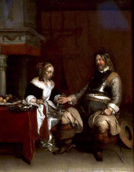 The Gentleman Soldier from Gerard ter Borch or Terborch