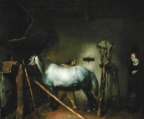 Horse in a Stable
