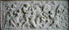 Relief depicting nereids carried away by tritons