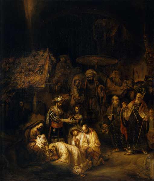 The adoration of the kings from Gerbrand van den Eeckhout