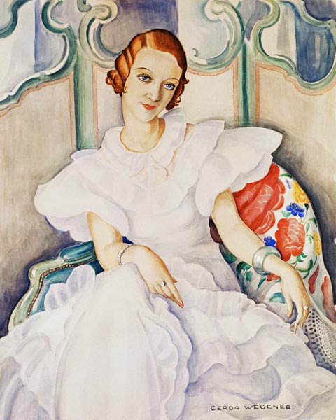 Portrait einer Dame. from Gerda Wegener