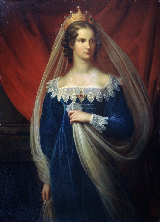 Portrait of Princess Charlotte of Prussia (1798-1860) from Gerhard von Kügelgen