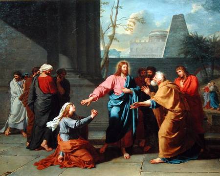 Christ and the Canaanite Woman from Germain-Jean Drouais