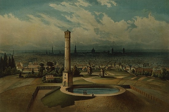 Berlin waterworks, c.1860 from German School